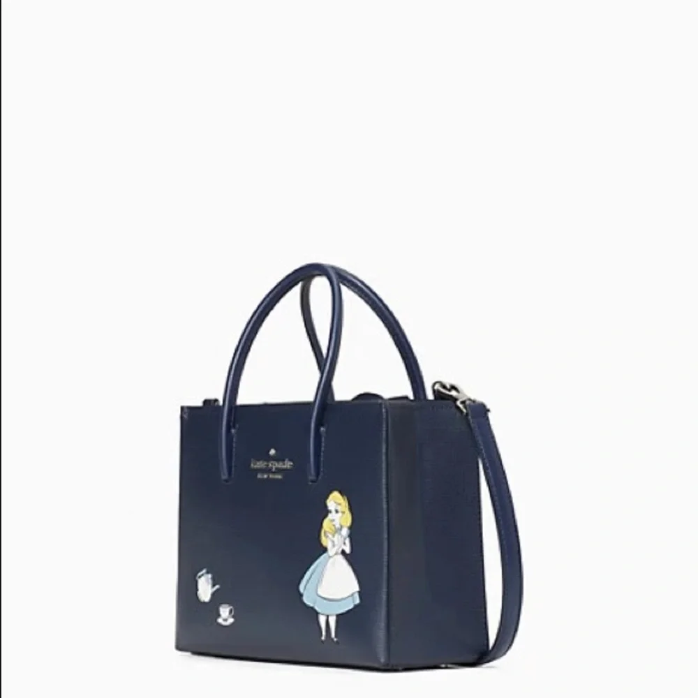 Kate Spade x Disney Alice in Wonderland Shopper Crossbody Bag - Picture 3 of 6
